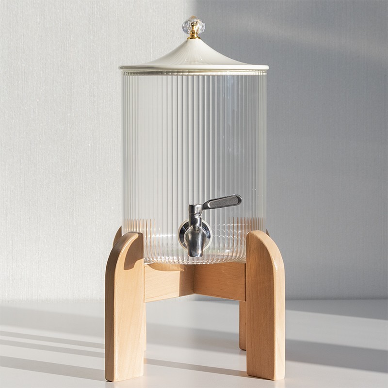 Термостойкий диспенсер на подставке. Диспенсер термостойкий 3,5л Tibet-Tea с нержавеющим краном и подставкой