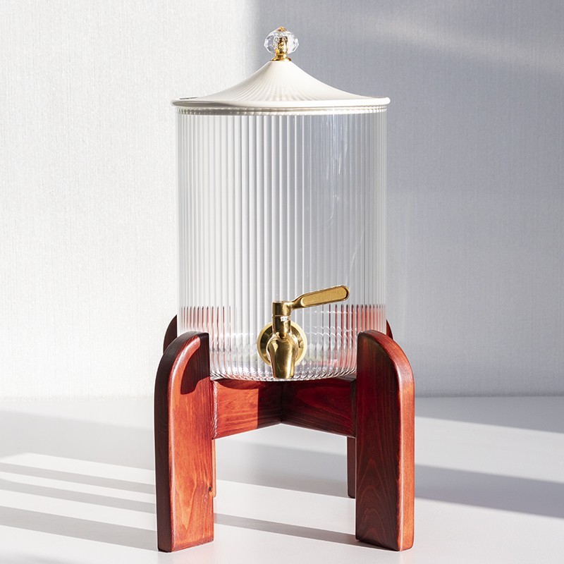 Термостойкий диспенсер на подставке. Диспенсер термостойкий 3,5л Tibet-Tea с нержавеющим краном и подставкой