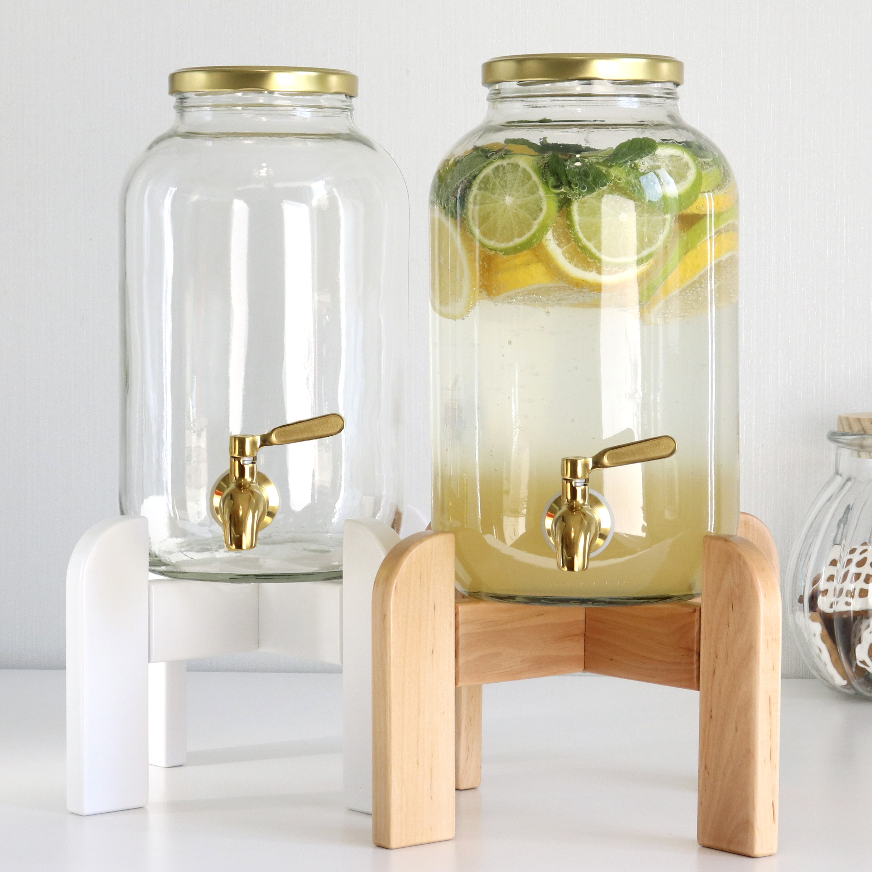 Диспенсер 4,25л з краном из нержавейки на подставке. Диспенсер для лимонада 4,25л с нержавеющим краном и подставкой