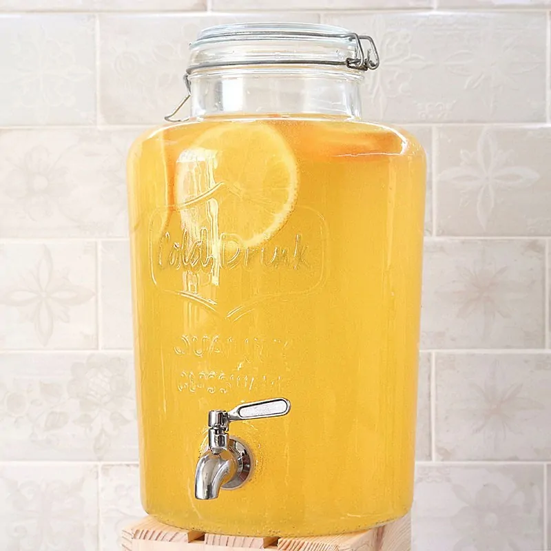 Лимонадница Cold Drink 7.6л с краном из нержавейки