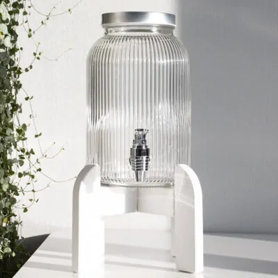 Лимонадник 4л IKEA Vardagen з пластиковим краном та підставкою